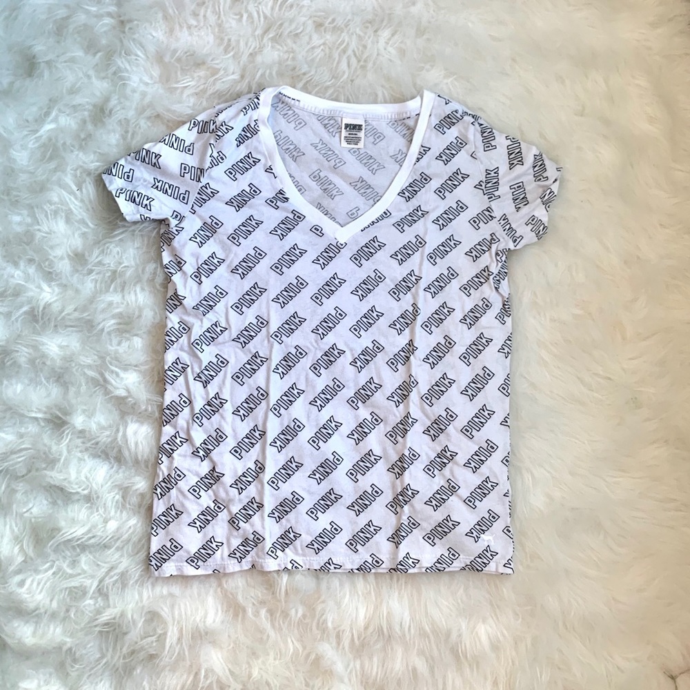 Pink plain tee